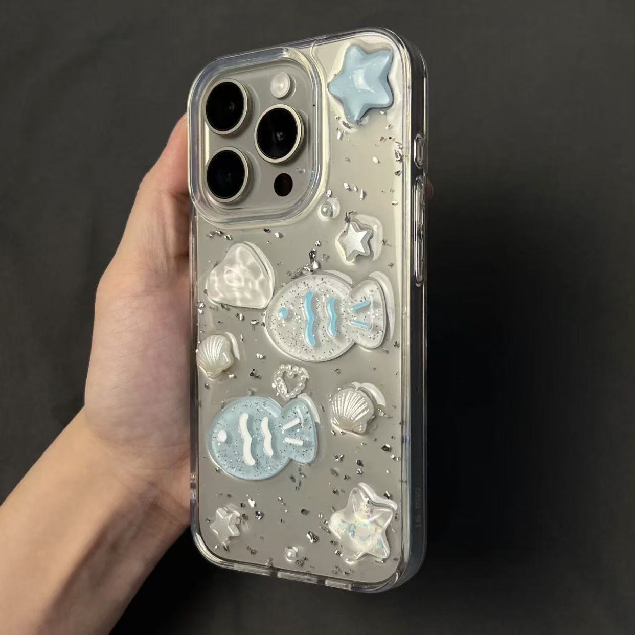 Ocean Fish Clear iPhone Case