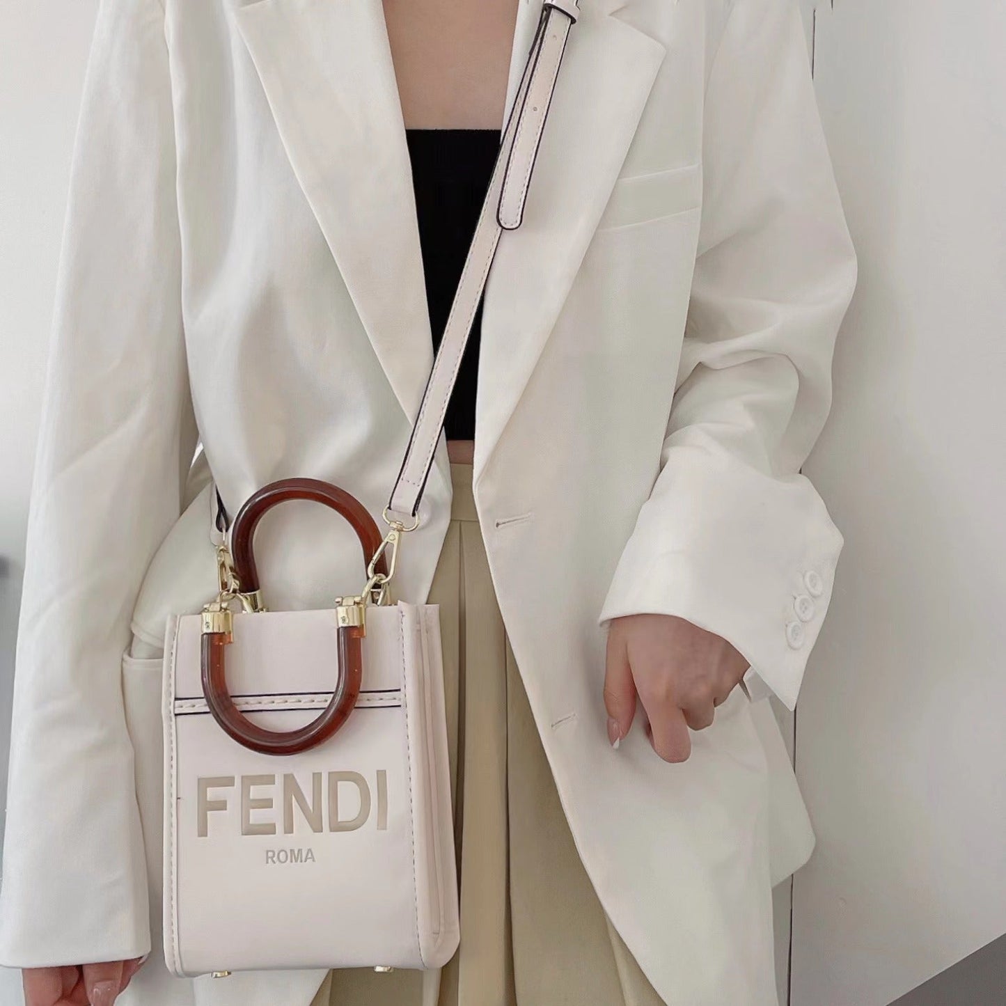Classic Tote Bag With Crossbody