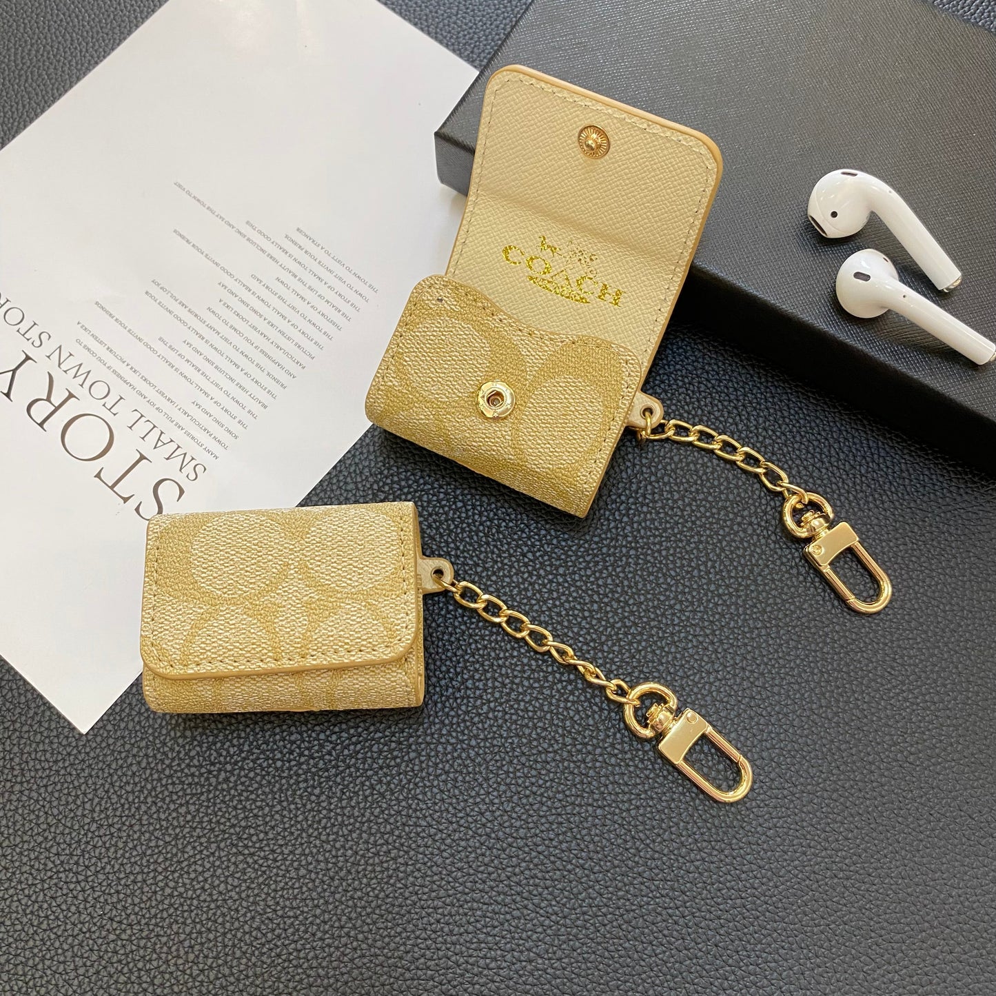 Luxury Classic AirPods 3rd Generation Cases Coffee-YH240425