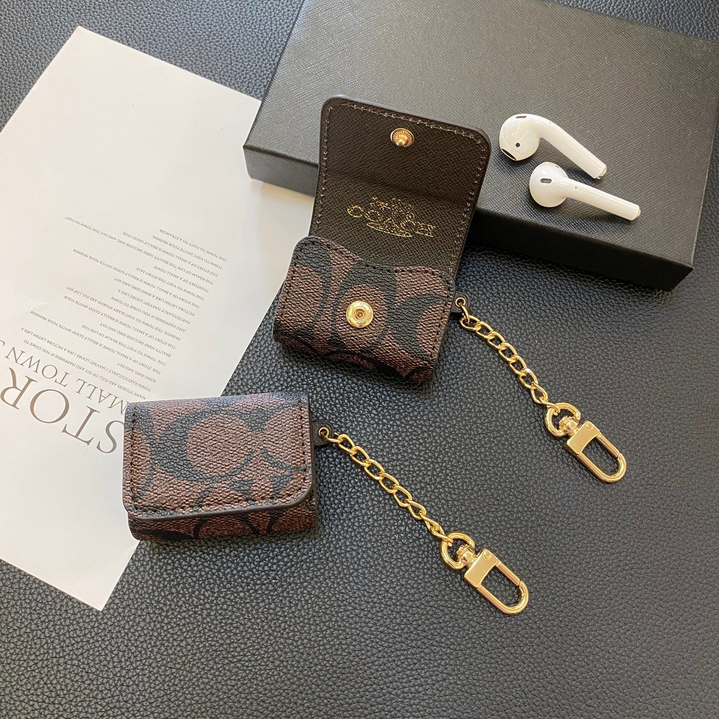 Luxury Classic AirPods 3rd Generation Cases Dark brown-YH240425