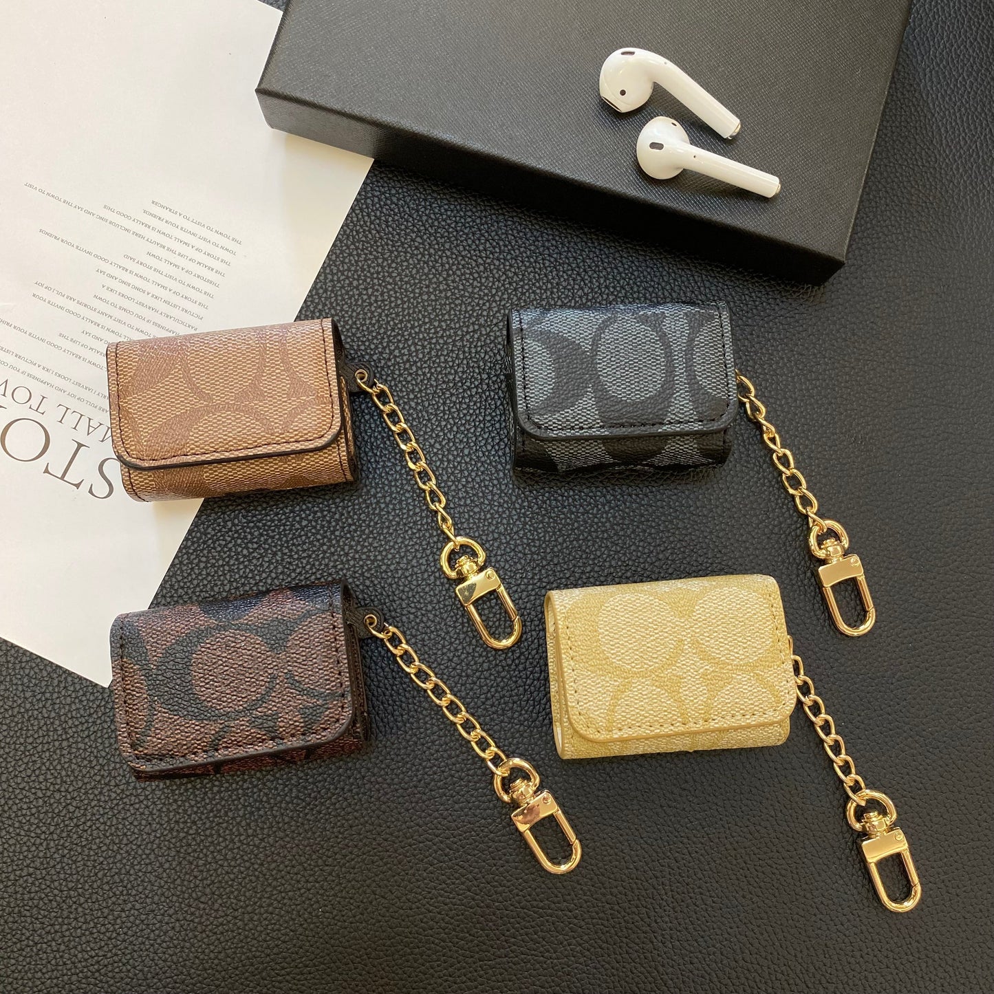 Luxury Classic AirPods 3rd Generation Cases Light Brown-YH240425