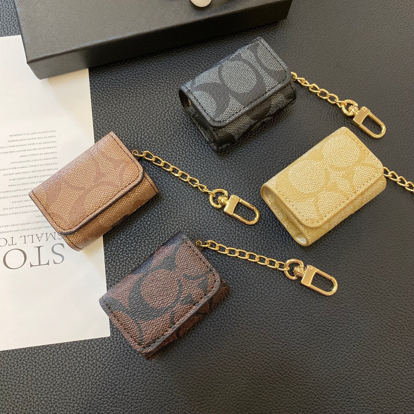 Luxury Classic AirPods Pro Cases Light Brown-YH240425