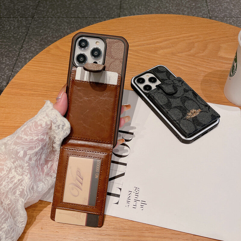 Classic iPhone Case With Wallet -LBK241416