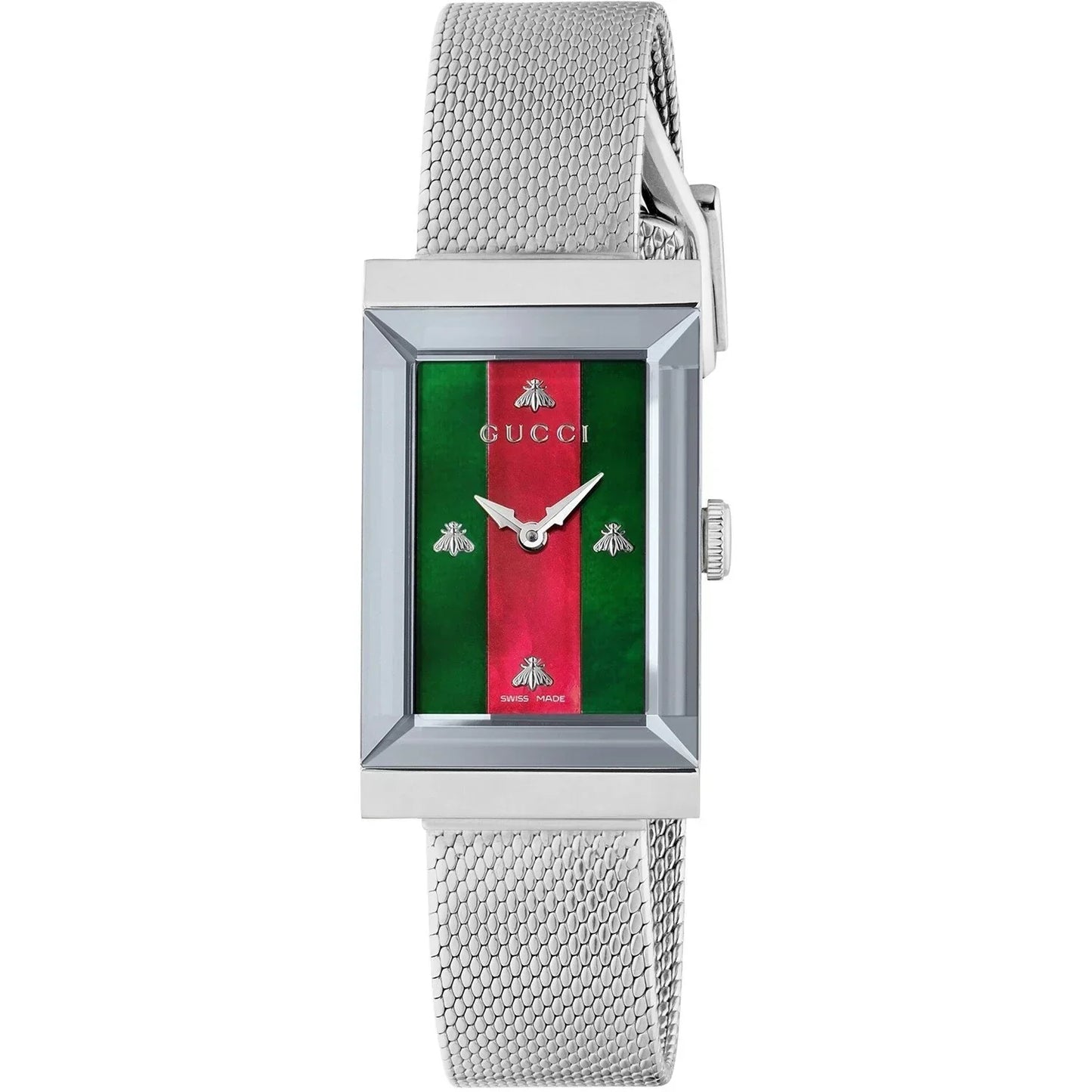 Gucci Ladies G-Frame Silver Watch