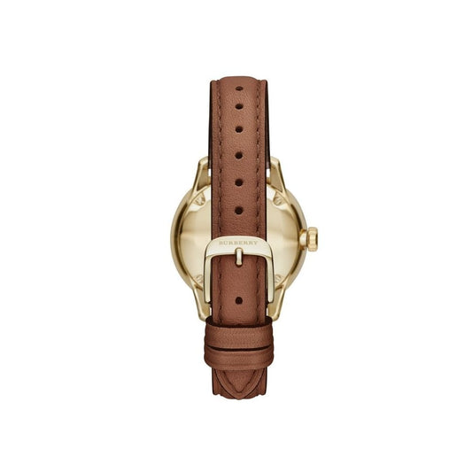 Burberry The Classic Ladies Gold Brown Watch